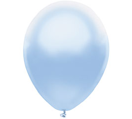 Pearl Light Blue Helium Latex Balloon